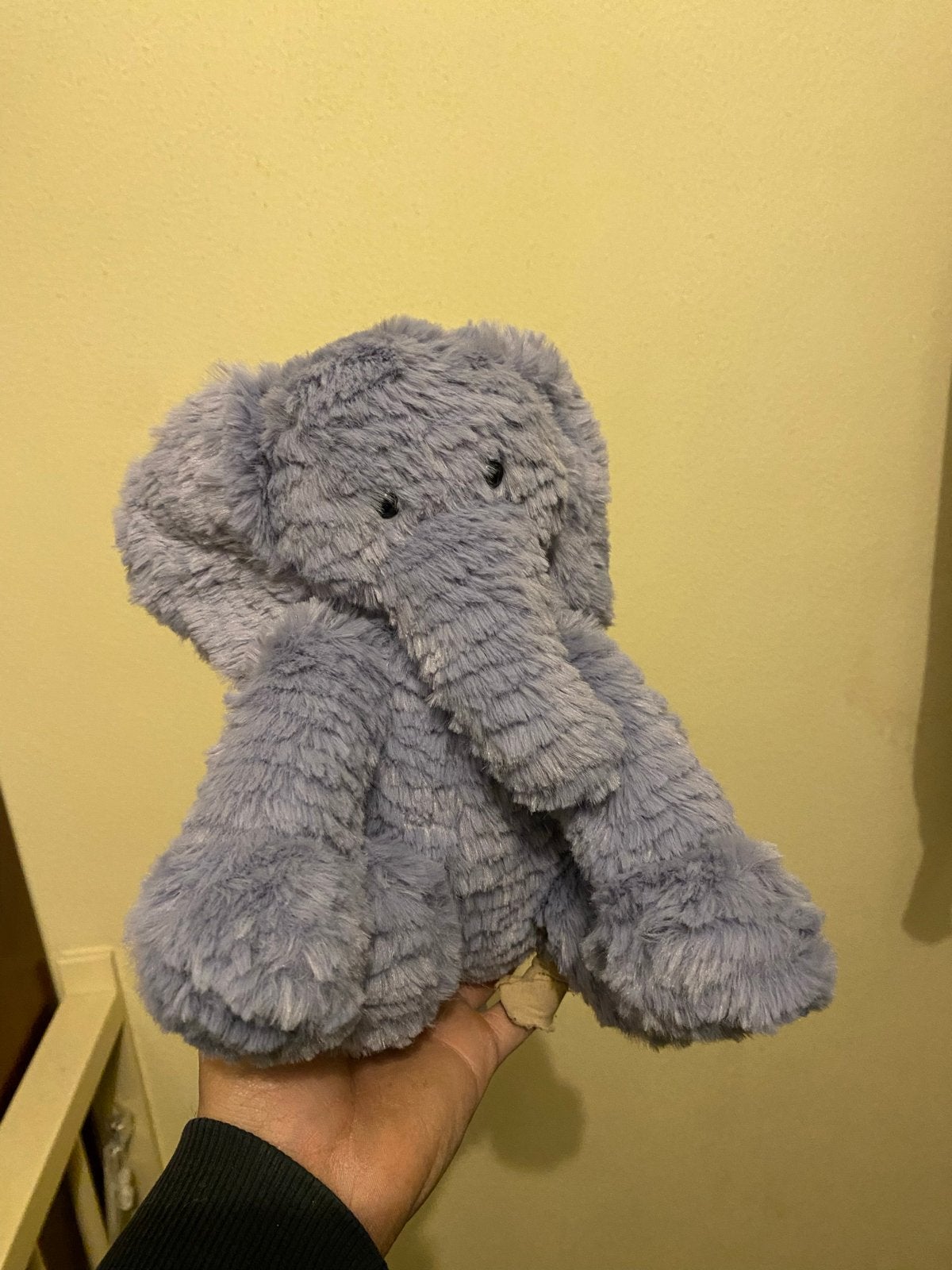 Jellycat Olifant Knuffel - Zo goed als nieuw, Jellycat, Grijs, Ophalen of Verzenden, Middelgroot (20 tot 80 cm)
