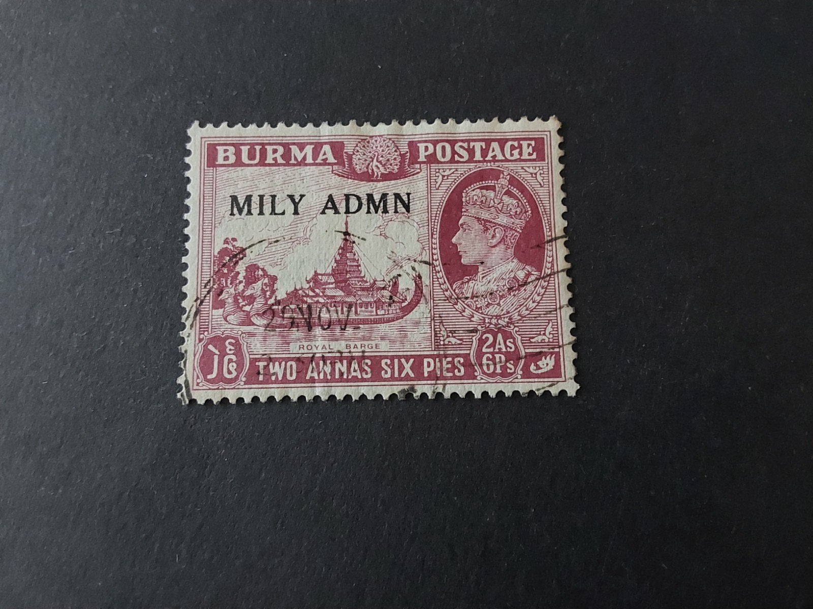 Birma, SG 42, Verzenden, Gestempeld