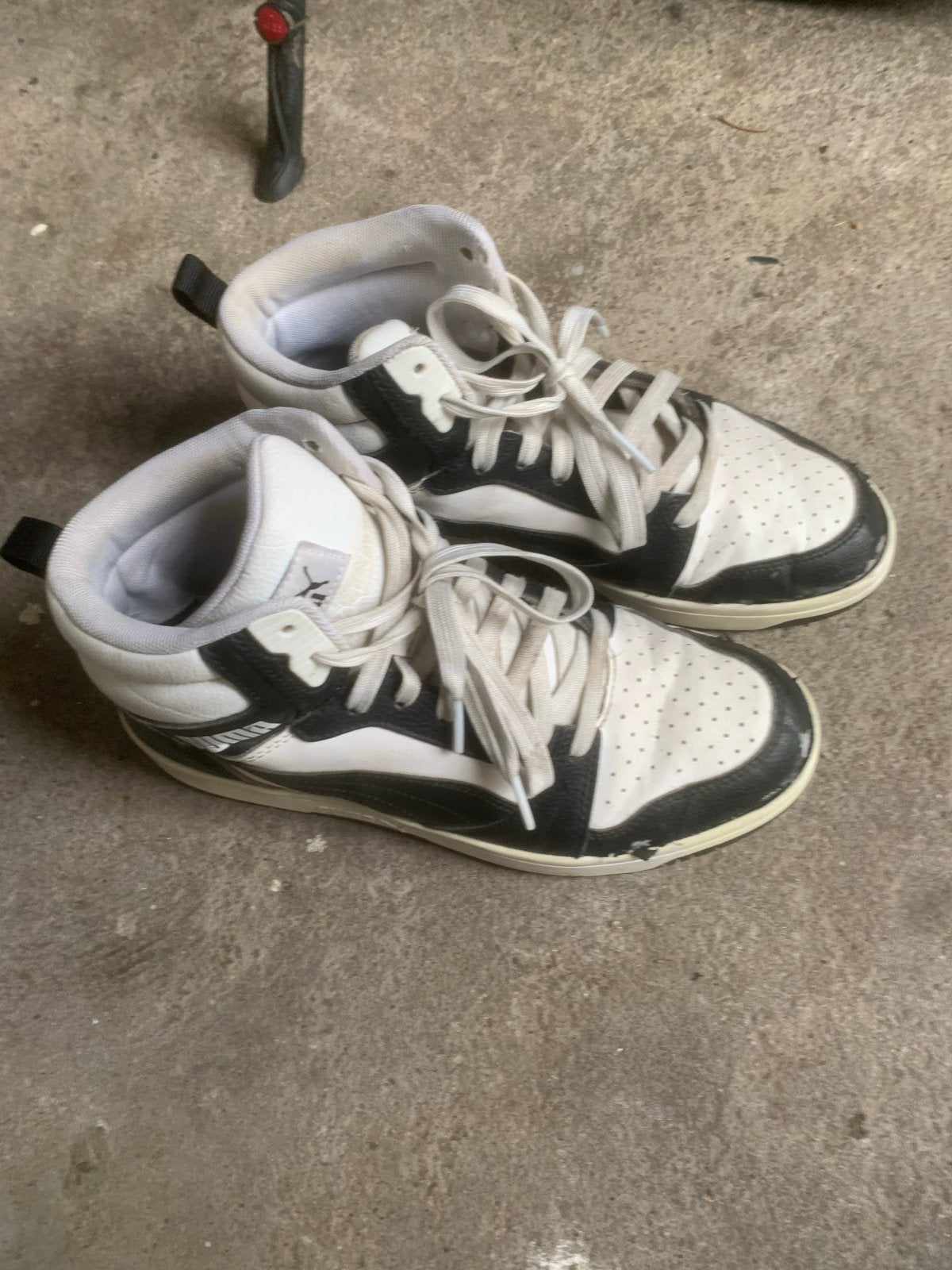 Zwart-witte schoenen maat 39, Ophalen, Gedragen, Zwart, Sneakers of Gympen