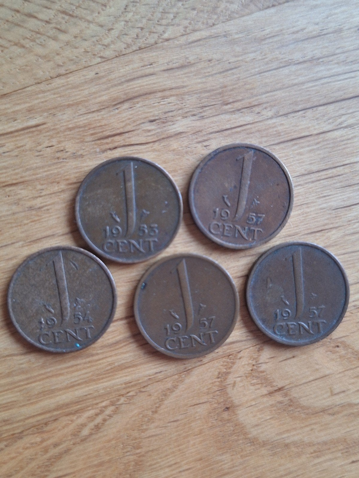 Nederlandse 1 Cent munten, Postzegels en Munten, Munten | België, Ophalen of Verzenden, Brons, Setje