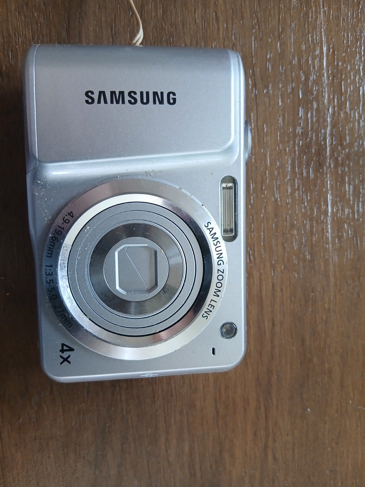 Samsung compactcamera - Zilverkleurig, 4x optische zoom, Audio, Tv en Foto, Ingebouwde flitser, Gebruikt, Ophalen of Verzenden