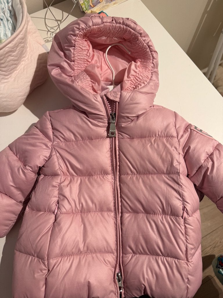 Monnalisa Baby Roze jas, Ophalen, Zo goed als nieuw, Diverse merken, Meisje