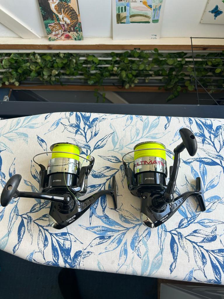 Ultimate Titan Sea Reel Zeevismolen (2 stuks), Watersport en Boten, Ophalen of Verzenden, Gebruikt, Molen