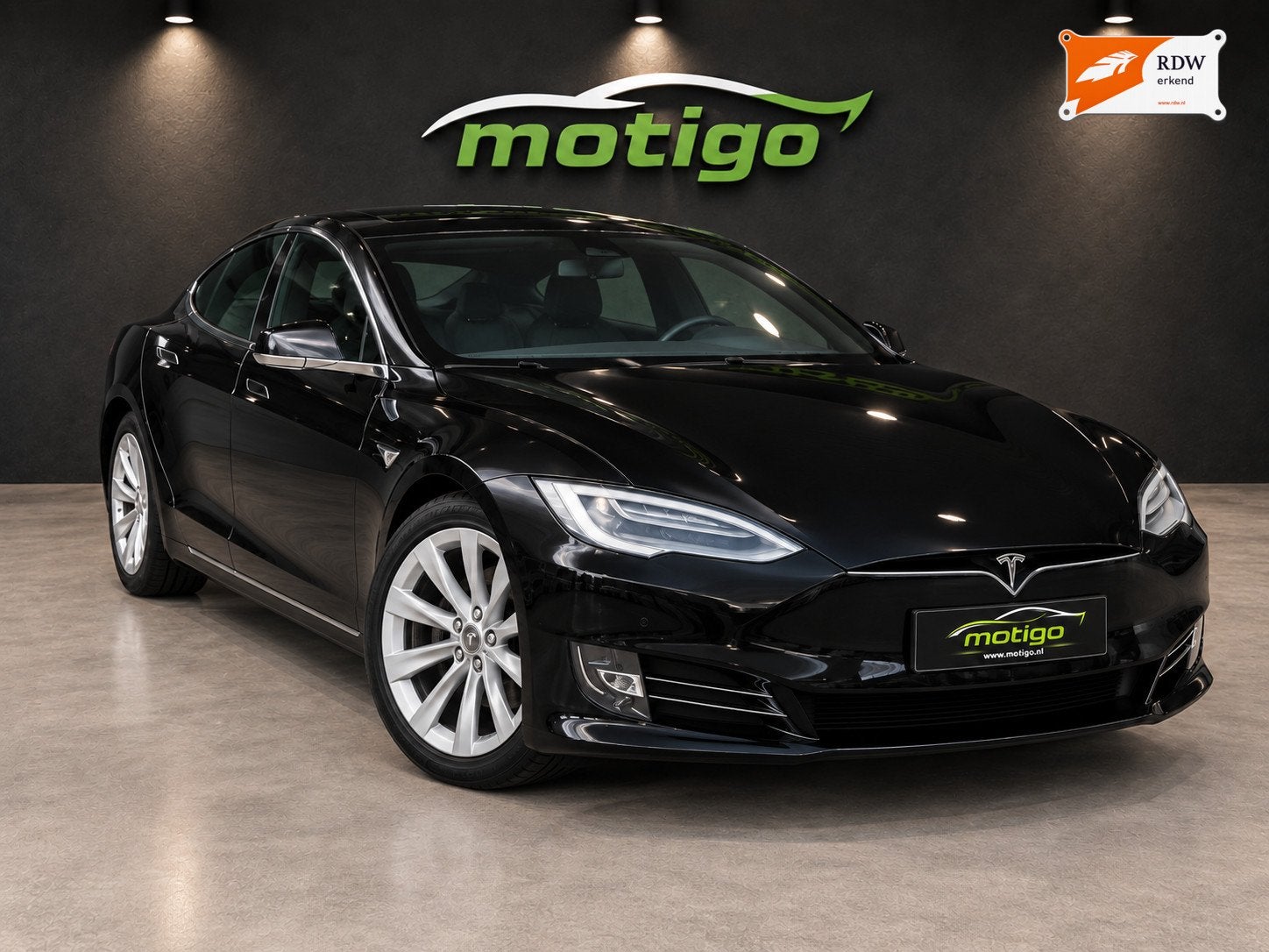 Tesla Model S 75D Base, Auto's, Gebruikt, Zwart, Model S, Zwart