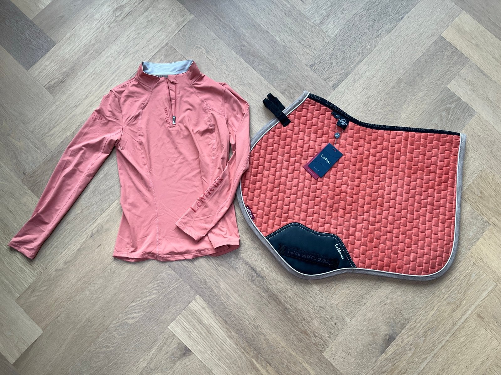 Lemieux springdekje en baselayer Apricot, Oranje, Verzenden, Zadeldekje, Nieuw