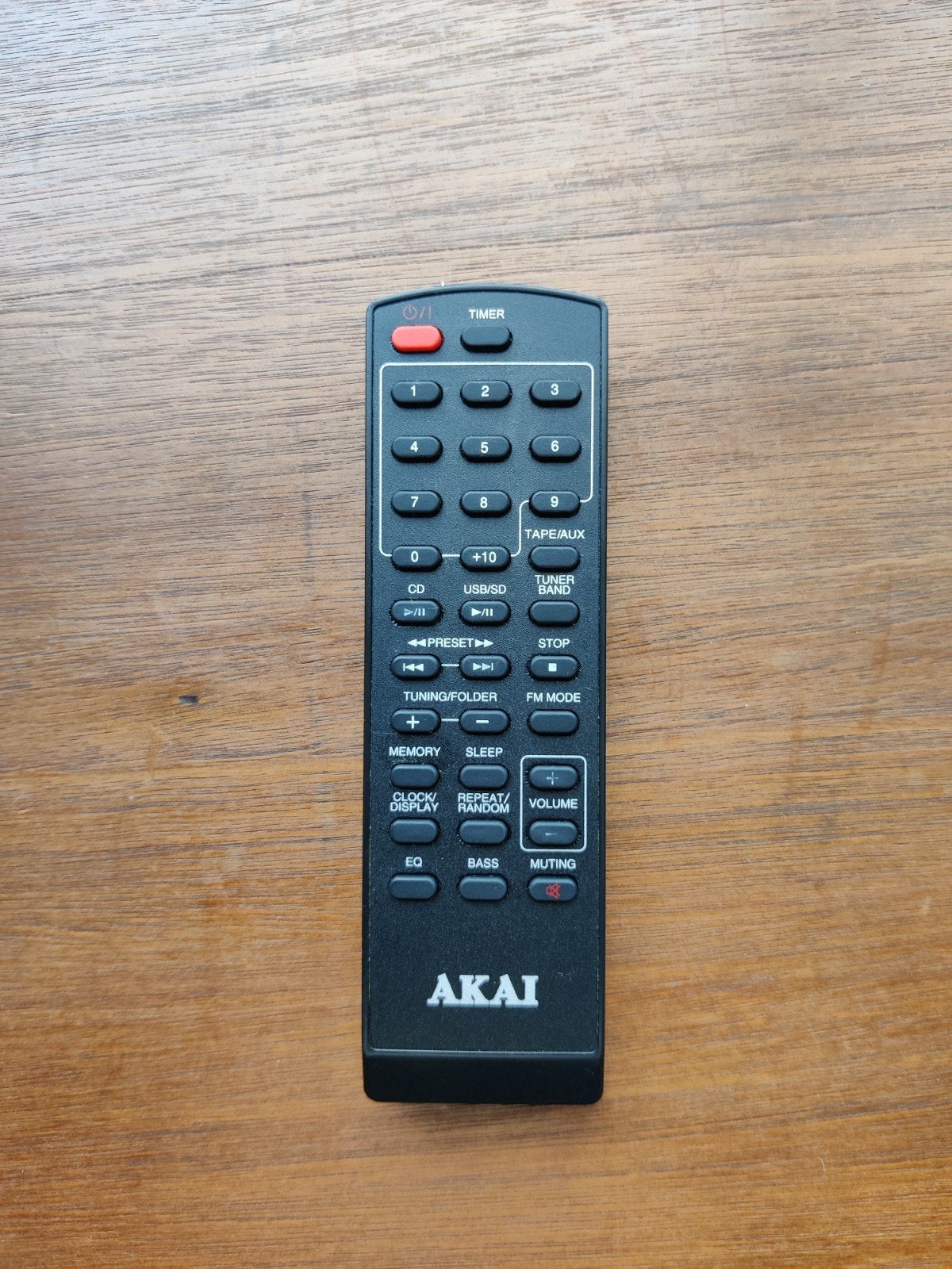Akai AMN200UC Afstandsbediening, Ophalen of Verzenden, Gebruikt, Origineel