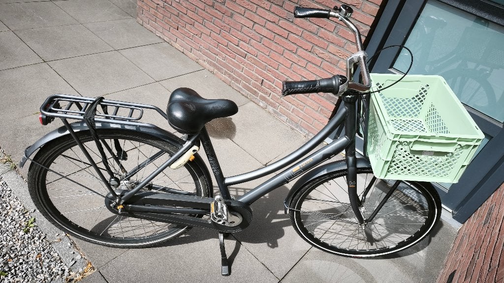 Cortina dames/meisjes fiets met 7 vers. en voordrager, Terugtraprem, Gebruikt, Versnellingen, 50 tot 53 cm