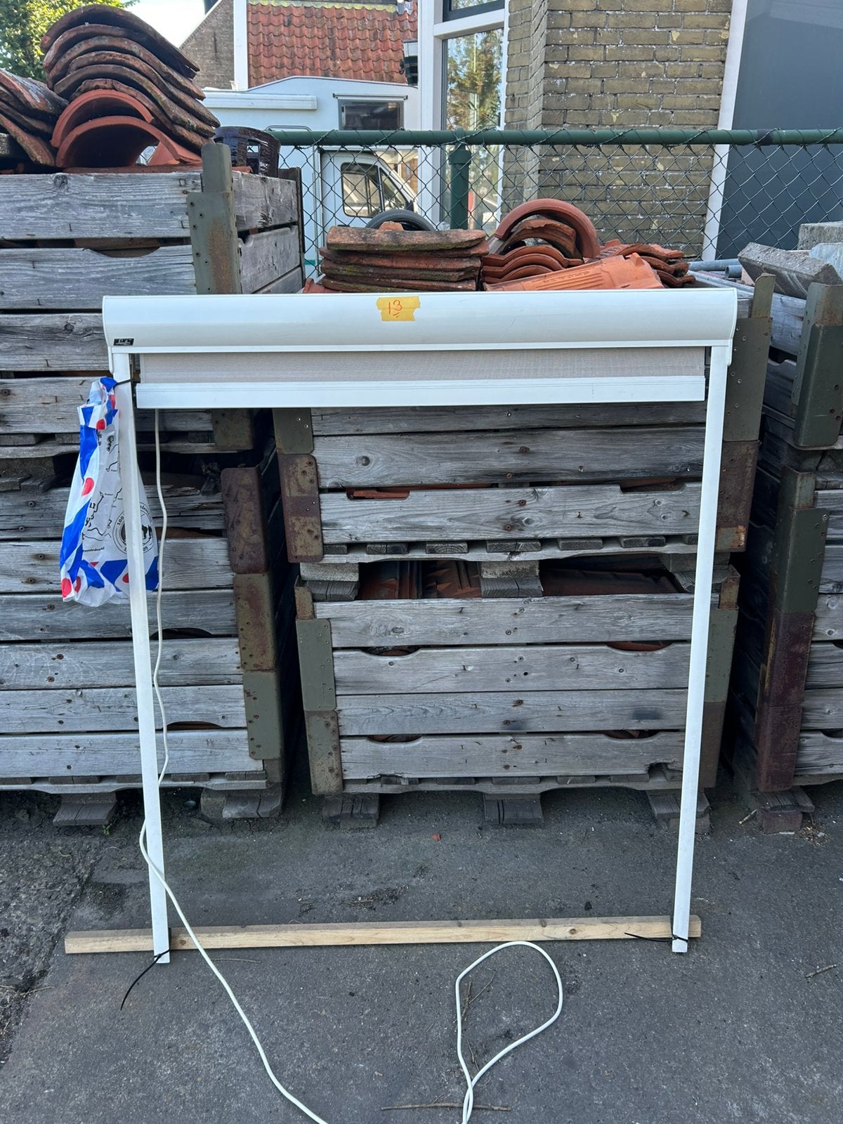Vlakhangend screens, Ophalen, 100 tot 150 cm, 100 tot 150 cm, Crème of Beige