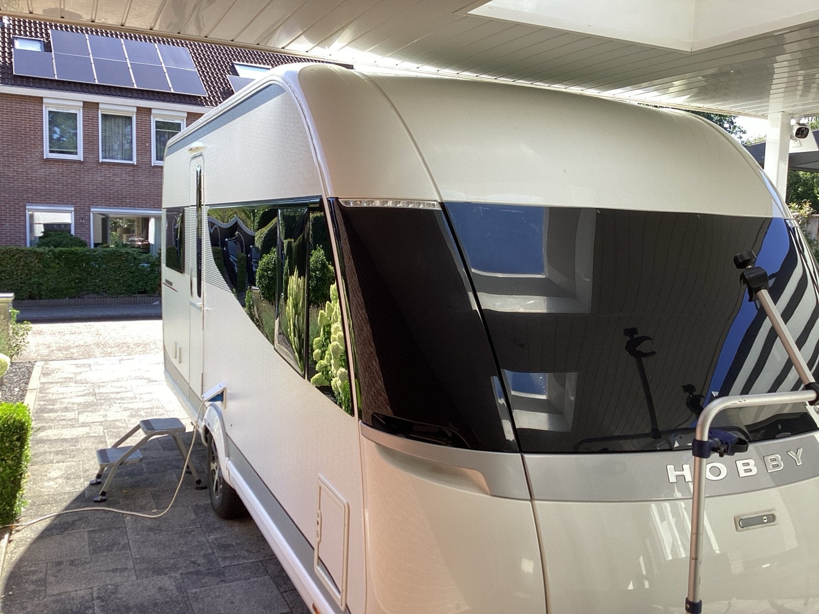 Luxe Hobby Premium caravan met mover en fietsenrek, Caravans en Kamperen, Caravans, Particulier, tot en met 4, 1250 - 1500 kg