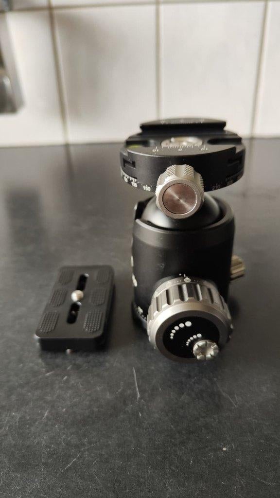 Leofoto CB-46 Statiefkop / Balhoofd met snelsluitplaat, Balhoofd, Nieuw, Ophalen of Verzenden, Minder dan 150 cm