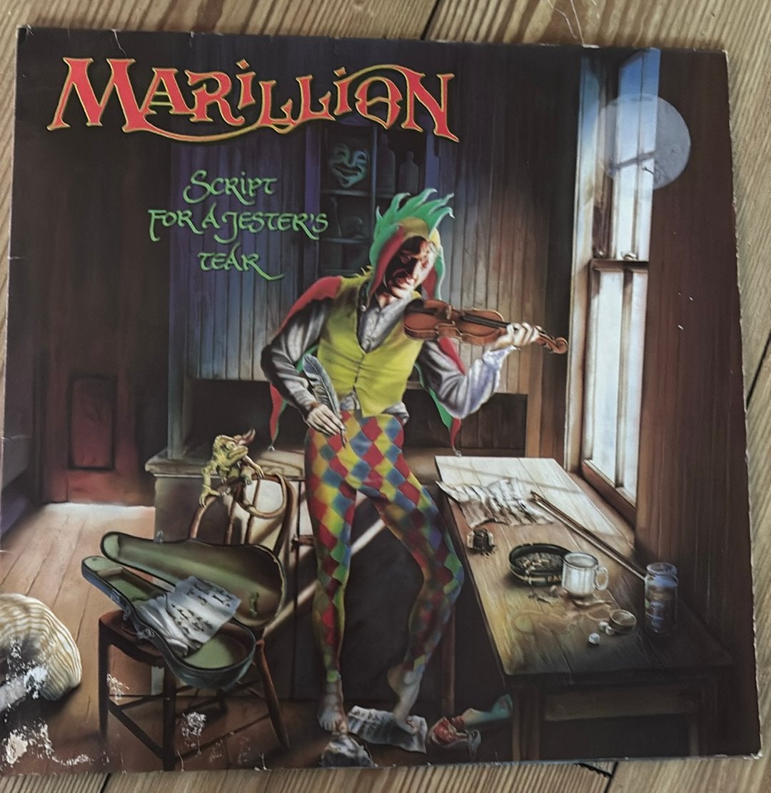 Vinyl Lp Marillion “Script for a jester’s tear”, Ophalen of Verzenden, Gebruikt
