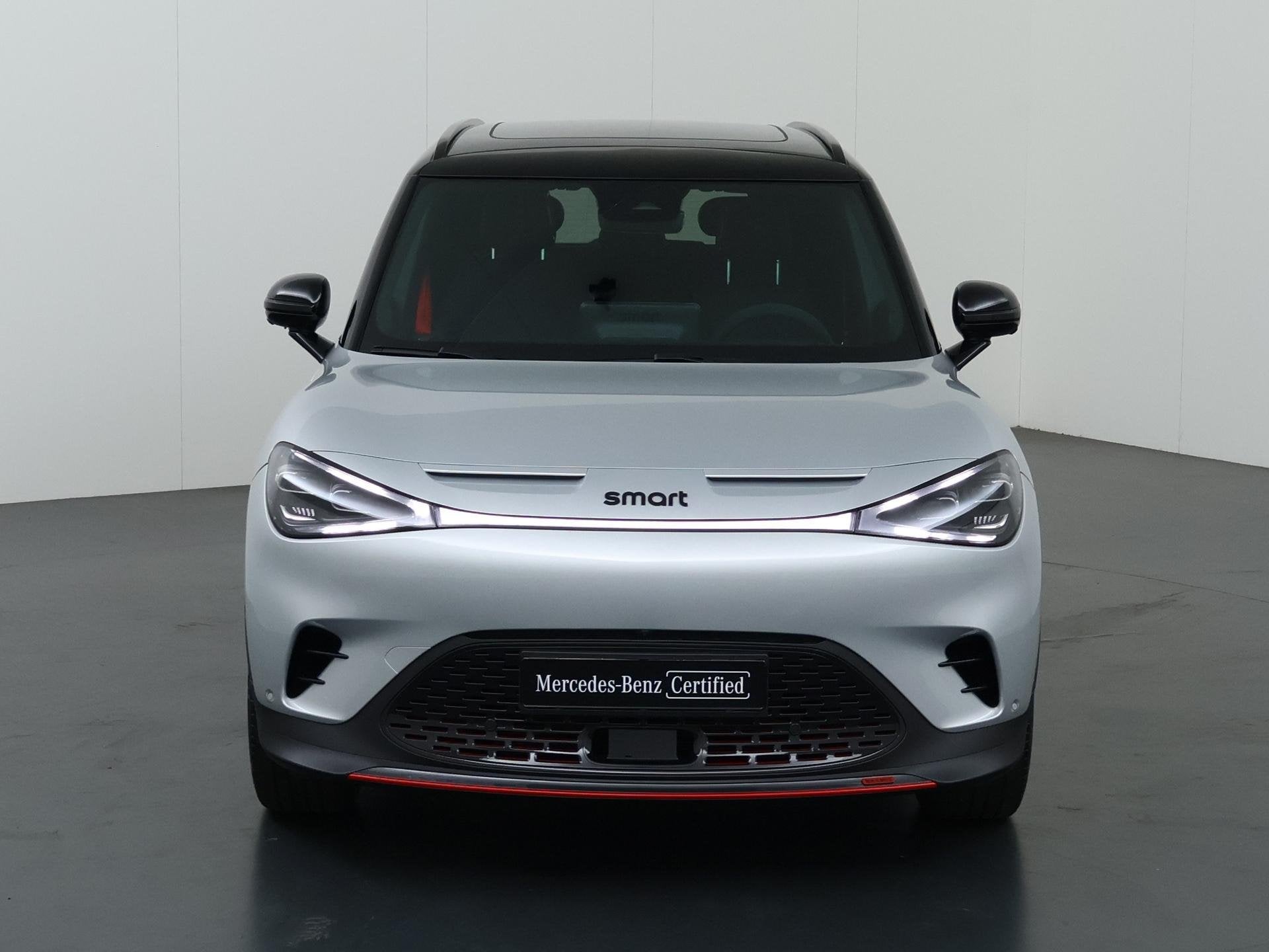 smart #1 BRABUS 66 kWh | Panoramadak | HUD | Keyless entry |, Auto's, Smart, Automaat, Zwart, Alcantara, SUV of Terreinwagen