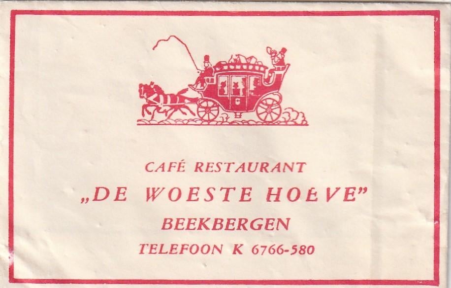 Suikerzakje #1184 : De Woeste Hoeve Beekbergen, Verzenden, Nederland