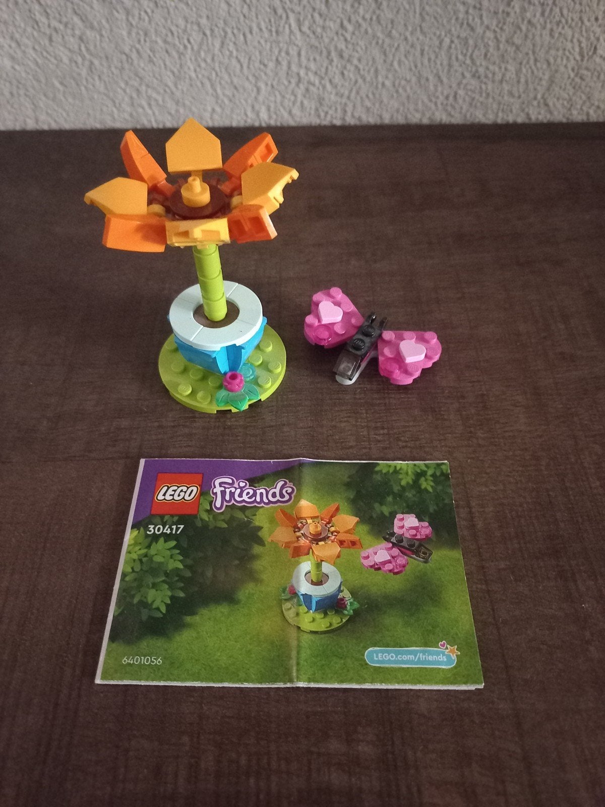 LEGO Friends 30417 Bloemen en vlinder setje, Kinderen en Baby's, Lego, Ophalen of Verzenden, Zo goed als nieuw, Complete set
