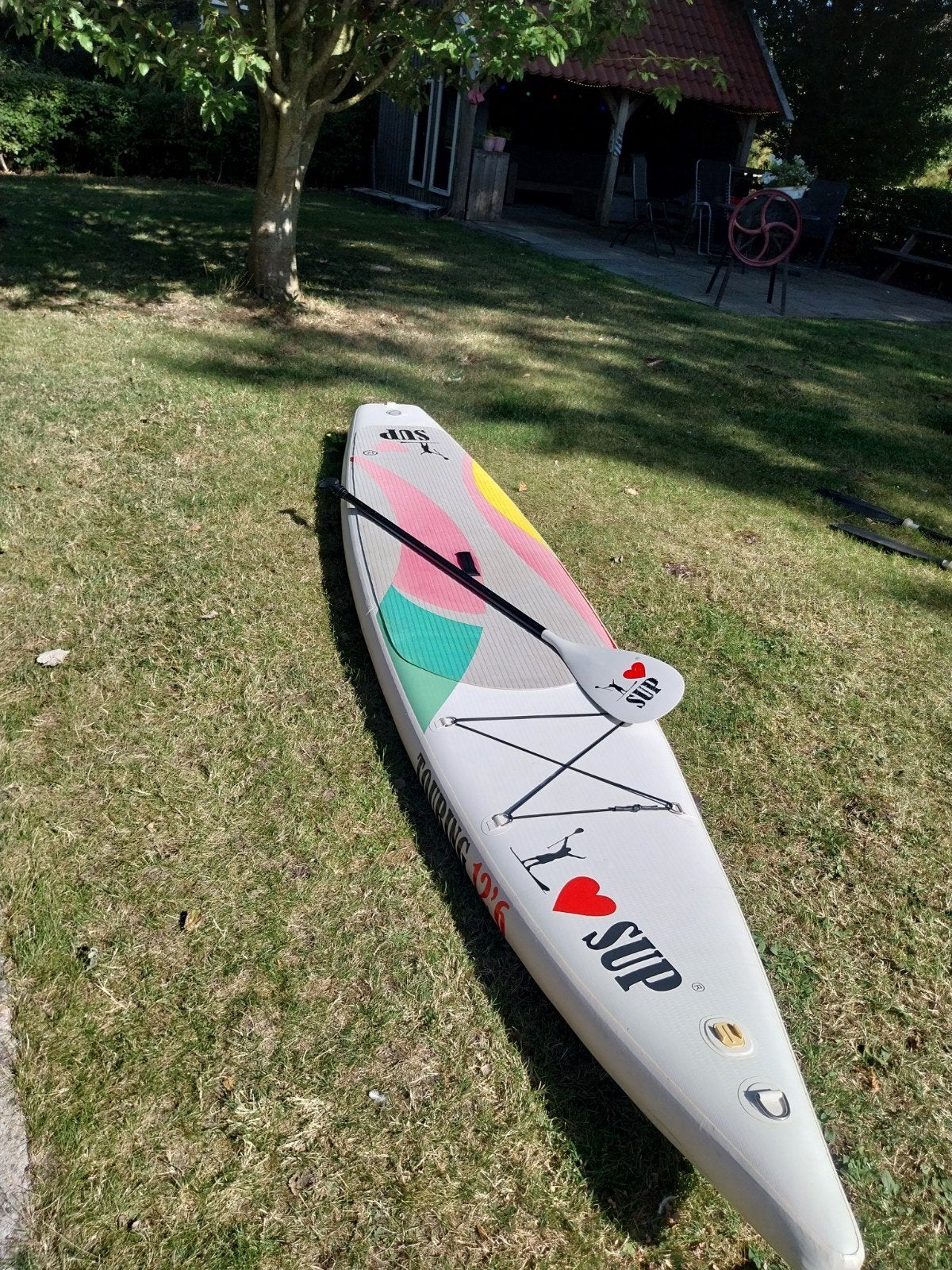 I Love SUP Touring 12'6 SUP-board met peddel, Ophalen, Gebruikt, SUP-boards