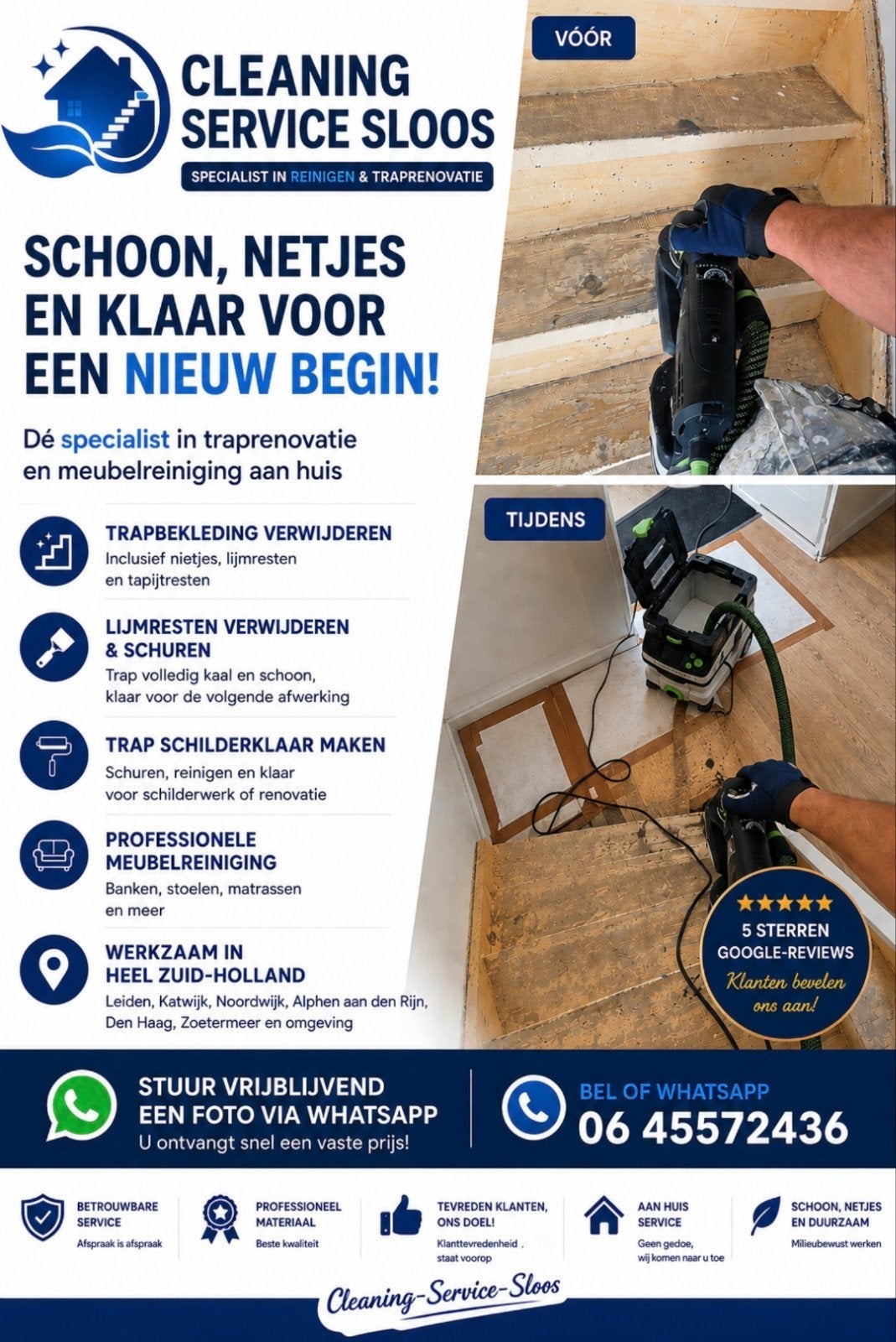Trap schilderen – Professioneel en strak afgewerkt, Ophalen of Verzenden