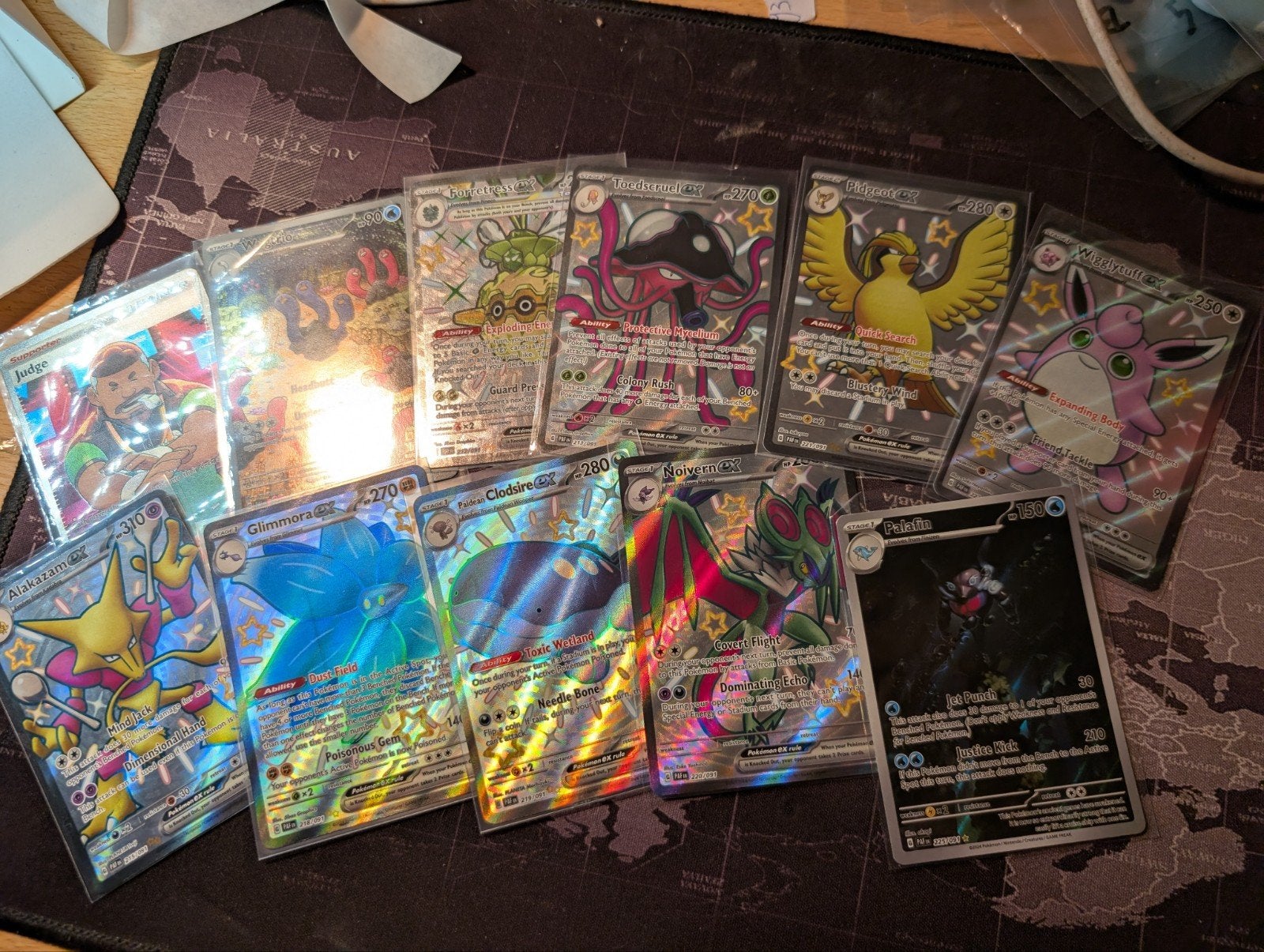 Pokémon Paldean Fates Shiny Rare Kaarten - 11 Stuks NM, Ophalen of Verzenden