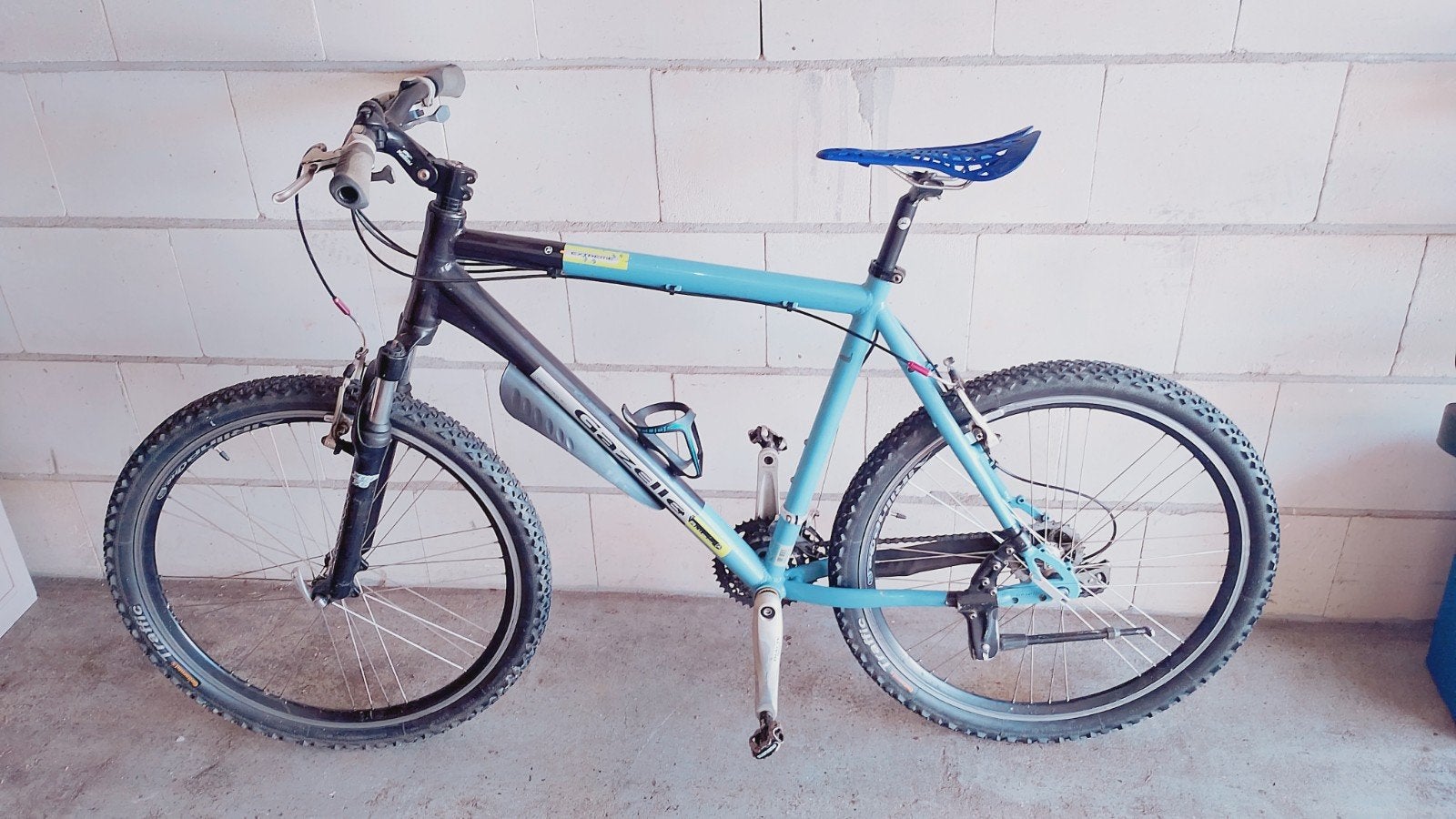 Gazelle Mountainbike - Lichtblauw/Zwart, Ophalen of Verzenden, Gebruikt, Gazelle