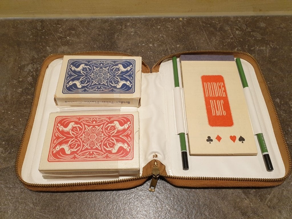 Kaartspellen in luxe etui, Hobby en Vrije tijd, Ophalen of Verzenden