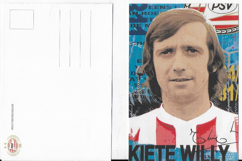 Ansichtkaart PSV Willy van der Kuijlen, Ophalen of Verzenden, 1980 tot heden, Ongelopen