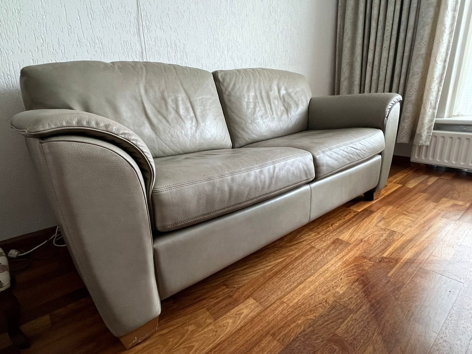 Leren bank, Ophalen, 100 tot 125 cm, 150 tot 200 cm, Leer