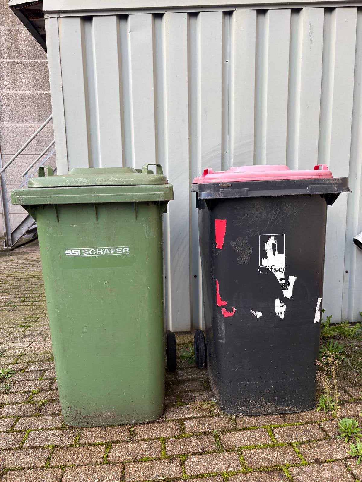 240 Liter containers kliko, Ophalen, Kunststof, 40 liter of meer, Zo goed als nieuw