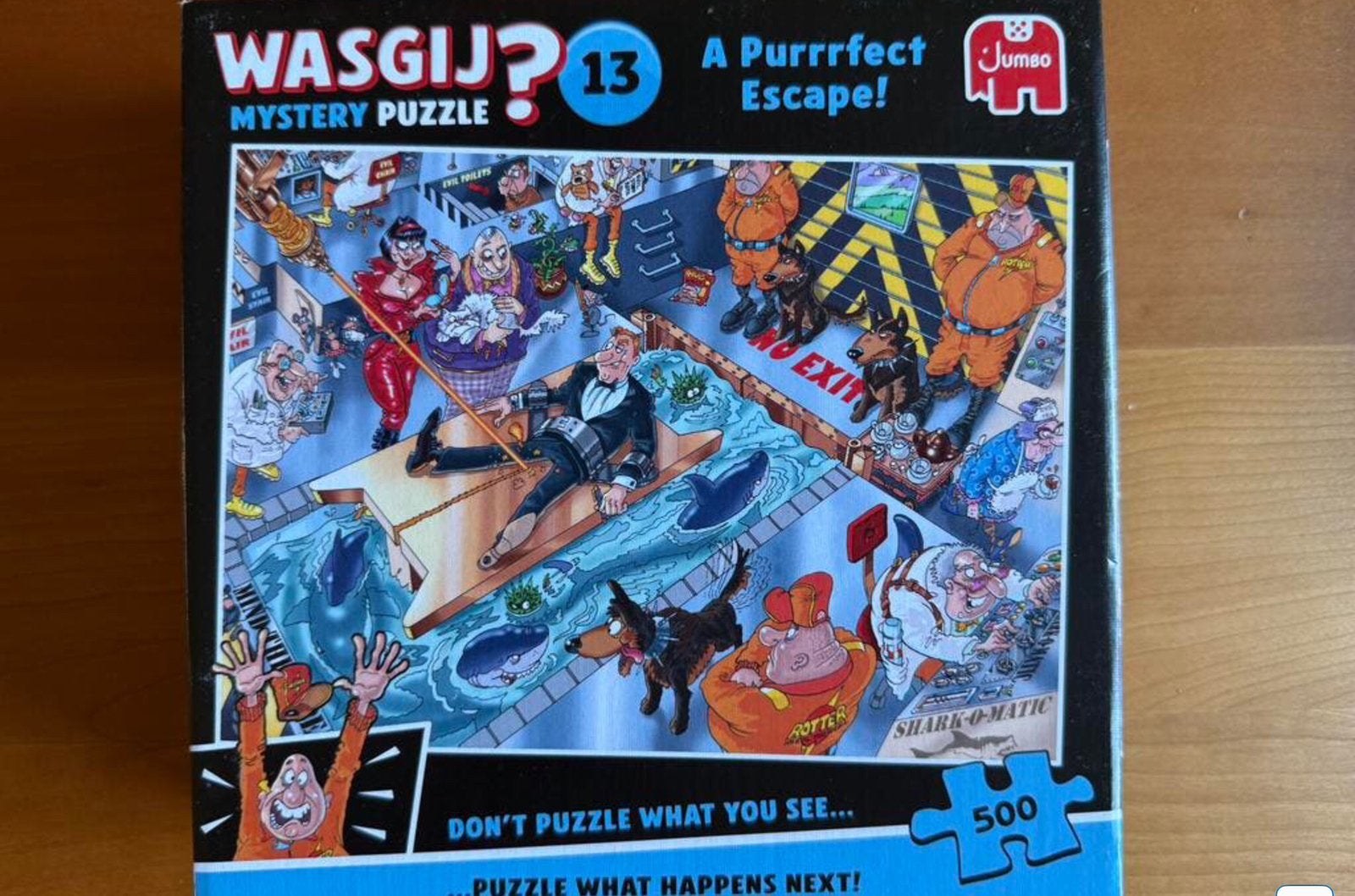 Wasgij Mystery puzzel 13 - Compleet 500 stukjes, Ophalen of Verzenden, 500 t/m 1500 stukjes, Zo goed als nieuw, Legpuzzel