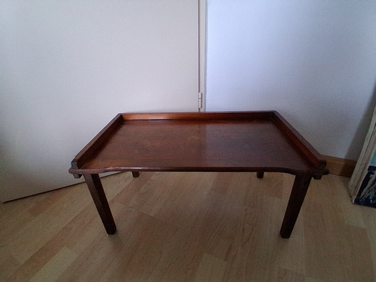Vintage houten tafeltje- inklapbaar, Ophalen
