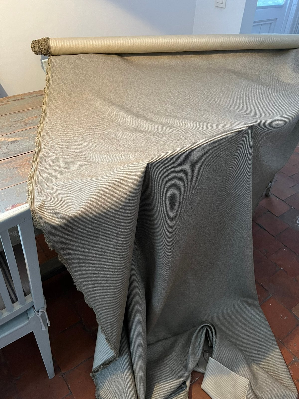 STOF DOEK COUPON KWALITEIT STOF GESTREEPT, Hobby en Vrije tijd, Stoffen en Lappen, 120 cm of meer, Ophalen of Verzenden, Katoen