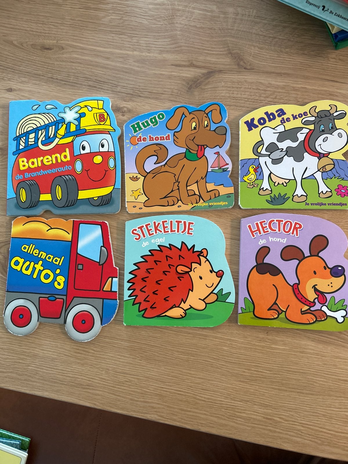 6 Leuke kartonnen boekjes voor peuters en kleuters, Ophalen of Verzenden, Gelezen, 1 tot 2 jaar