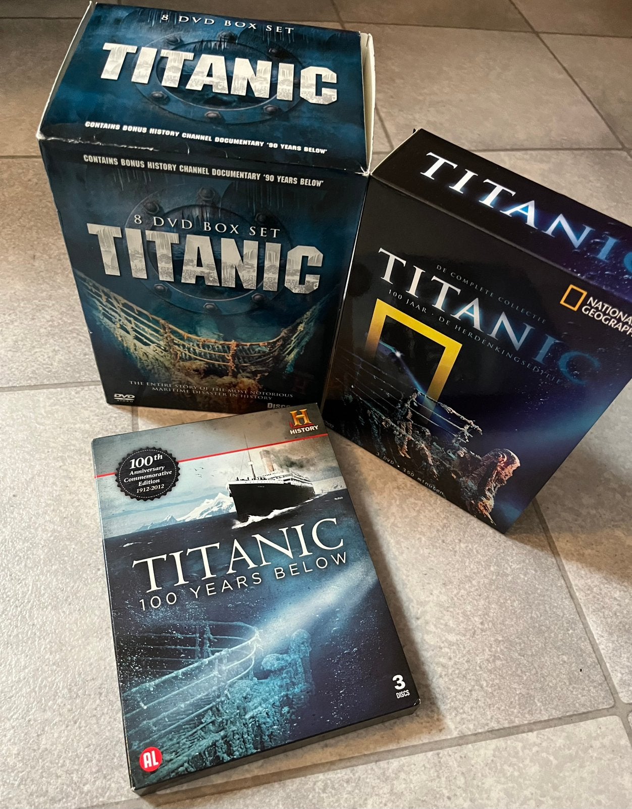 Titanic documantaires DVD’s
