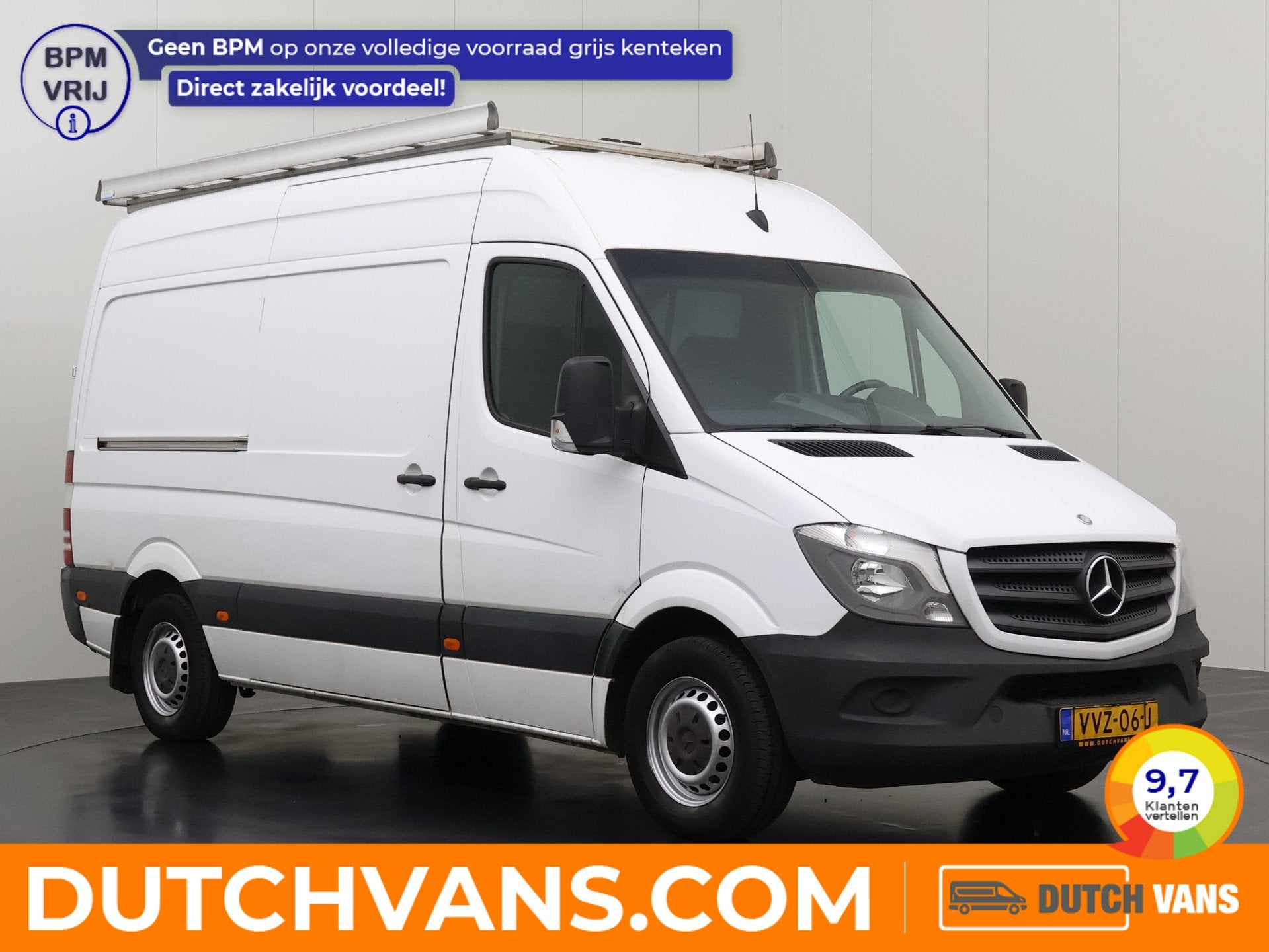 Mercedes-Benz Sprinter 313CDI L2H2 | Imperiaal | Trekhaak |, Auto's, Euro 5, Gebruikt, Zwart, 4 cilinders
