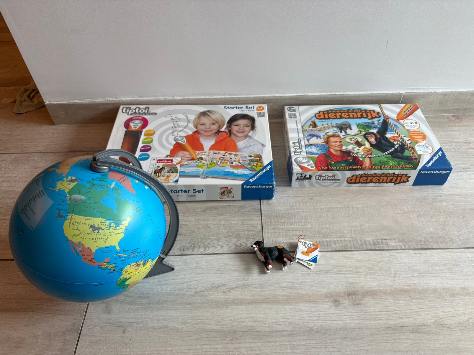 Tiptoi starter set op de boerderij. Globe. Dierenrijk, Ophalen of Verzenden, Zo goed als nieuw