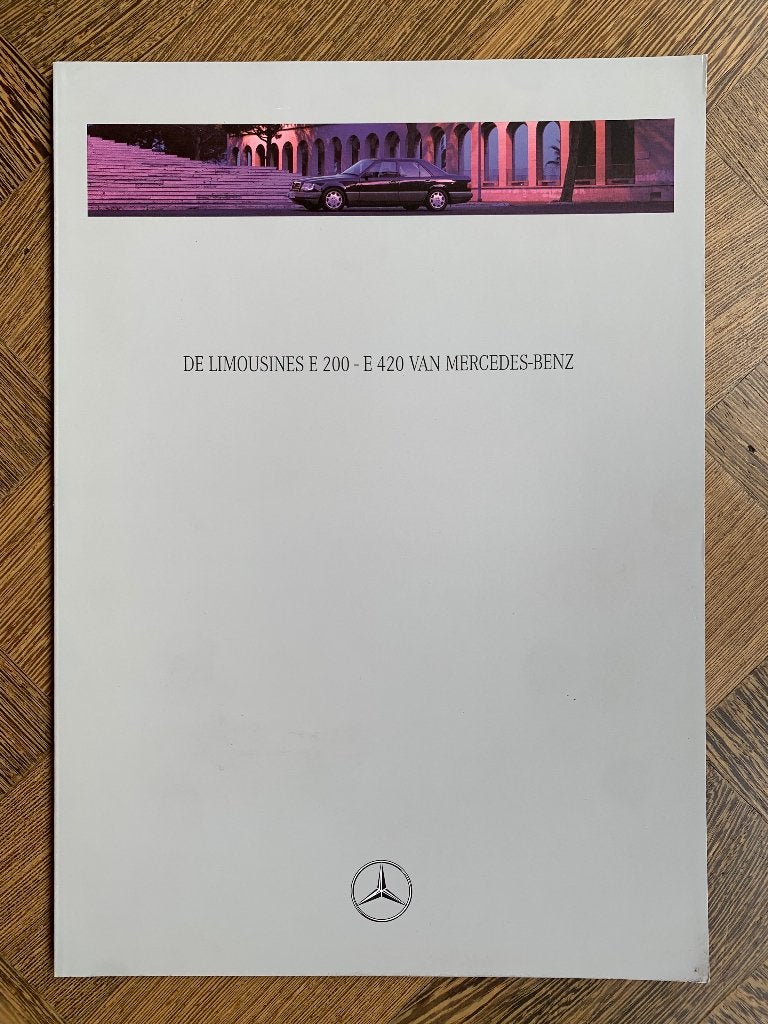 Folder, brochure Mercedes-Benz E 200 - E 420 W124 1994, Nieuw, Mercedes-Benz, Mercedes, Ophalen of Verzenden