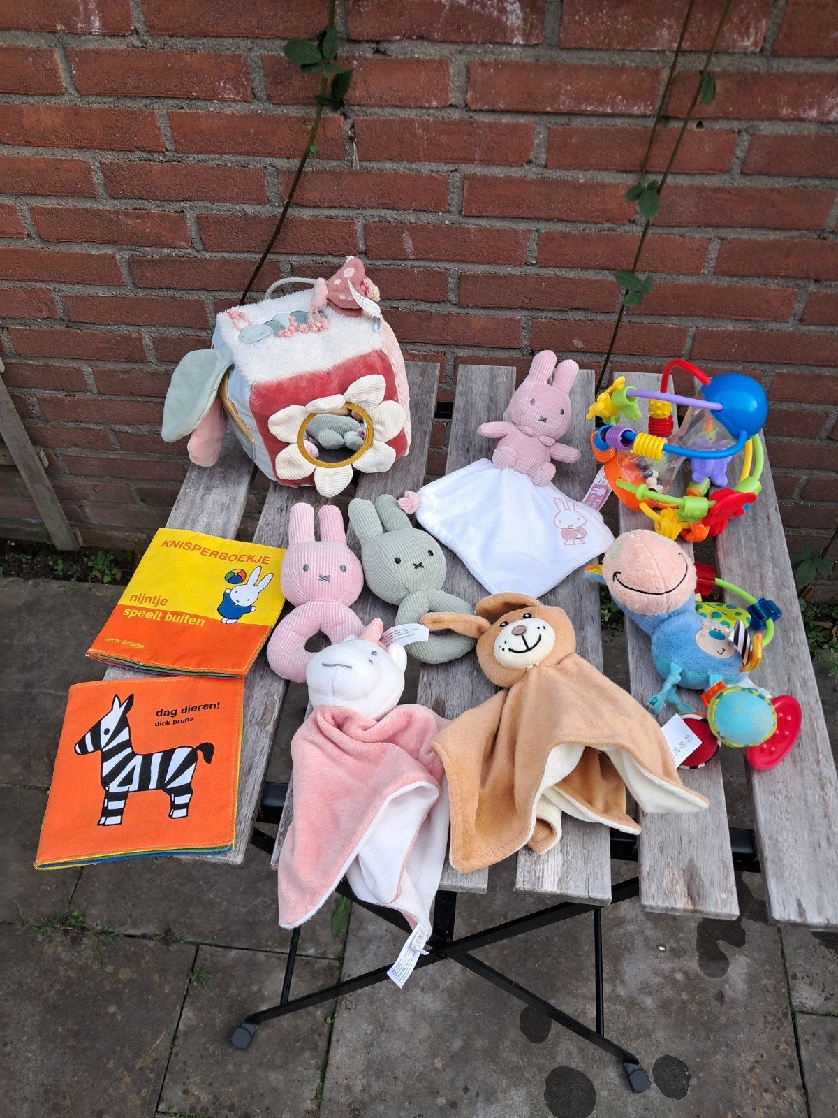 Baby knuffels en speelgoed pakket, Ophalen of Verzenden, Gebruikt, Overige typen, Met geluid