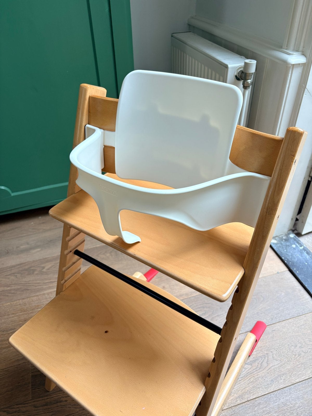 Stokke Tripp Trapp babyset (exclusief stoel), Ophalen of Verzenden, Gebruikt, Meegroeistoel, Stoelverkleiner