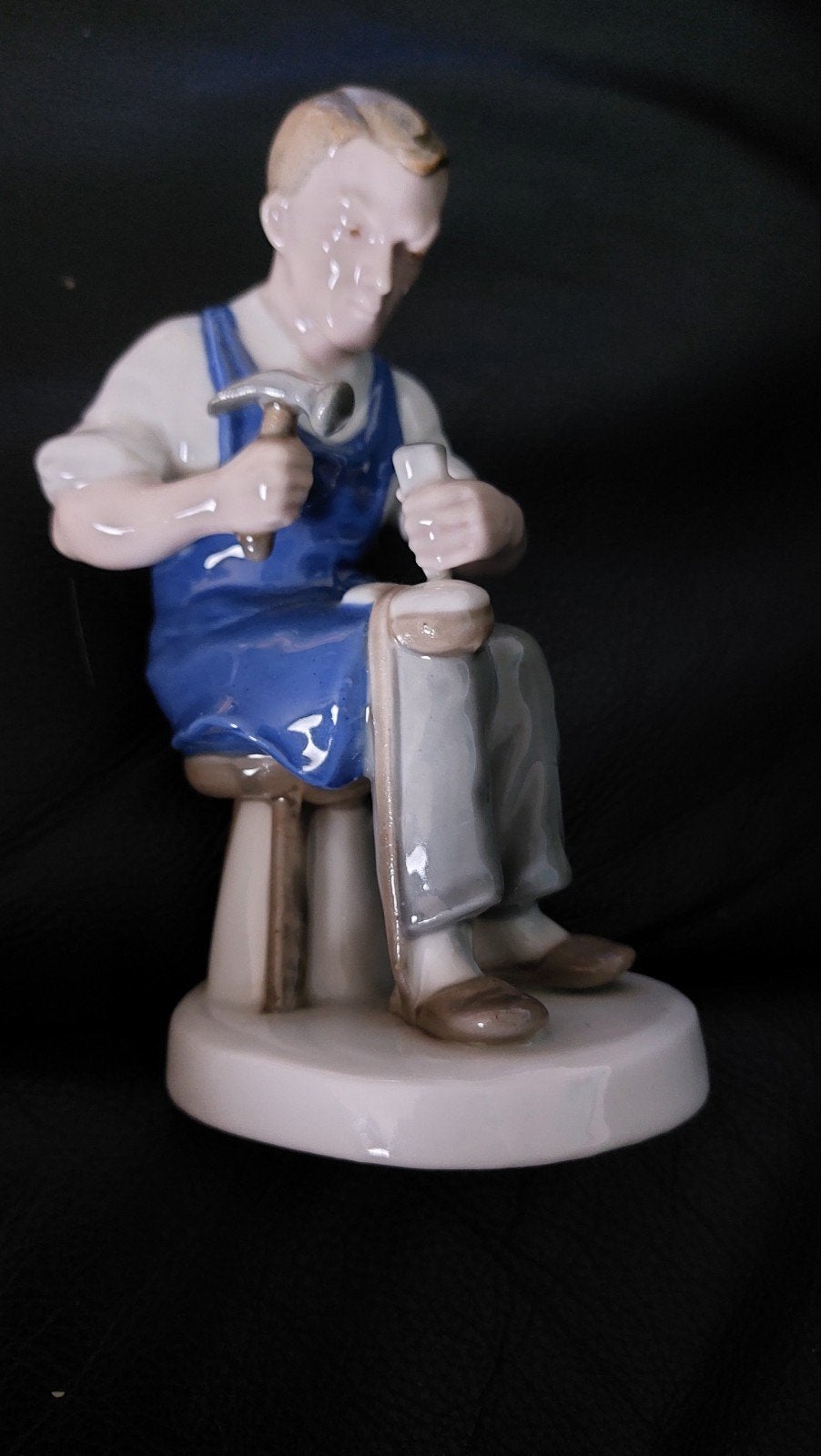 Vintage Gräfenthal porselein, Carl Schneider, Schoenmaker, Ophalen of Verzenden