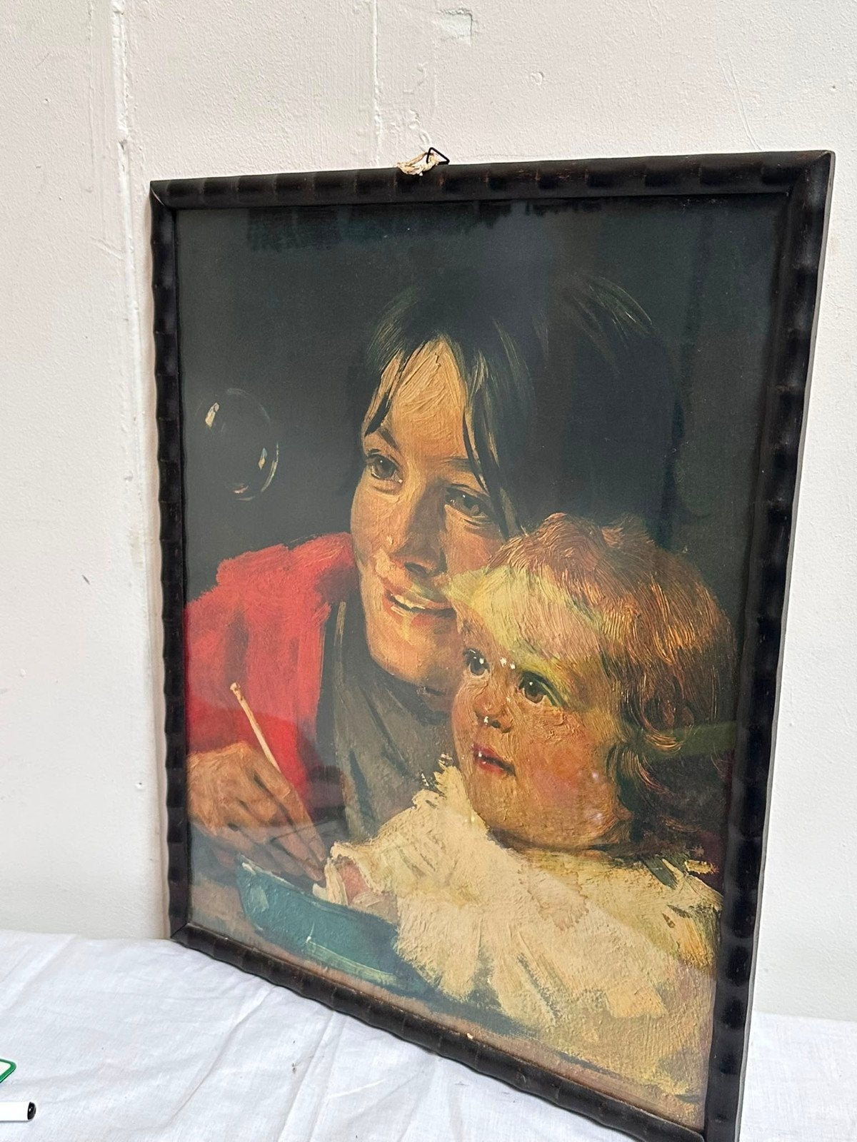 Schilderij vintage jaren 60-70 H van Meegeren, Antiek en Kunst, Ophalen