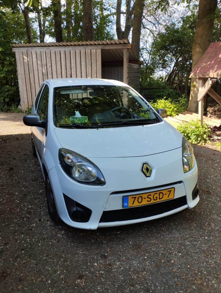 Renault Twingo 1.2 16V 2011 Wit, Auto's, 839 kg, Twingo, 74 pk, 4 cilinders
