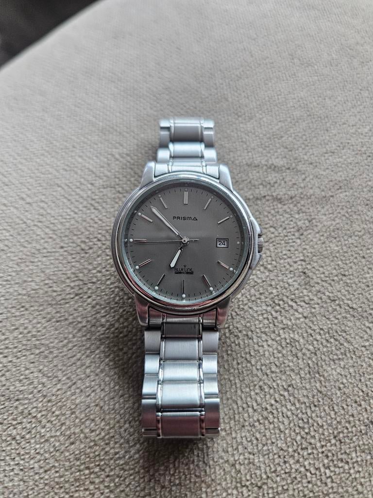 Prisma Heren  Quartz Horloge, Overige merken, Staal, Gebruikt, Staal