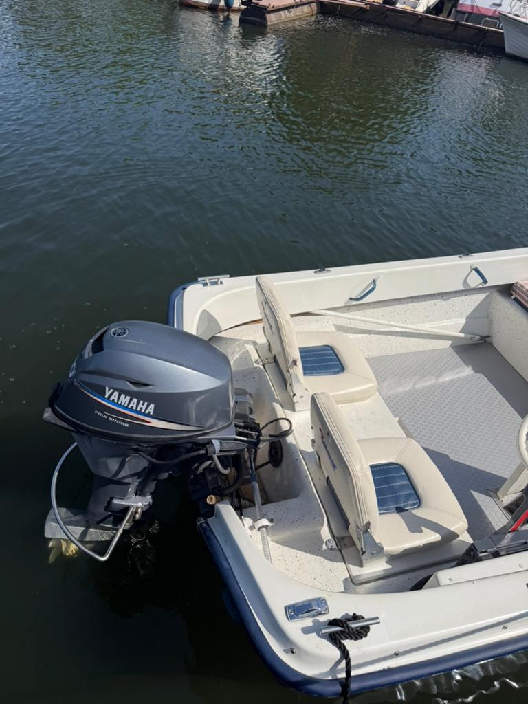 Ryds 435 S Yamaha 20pk 4takt  power trim € 3950,-, Watersport en Boten, Ophalen, Zo goed als nieuw, Elektrische start