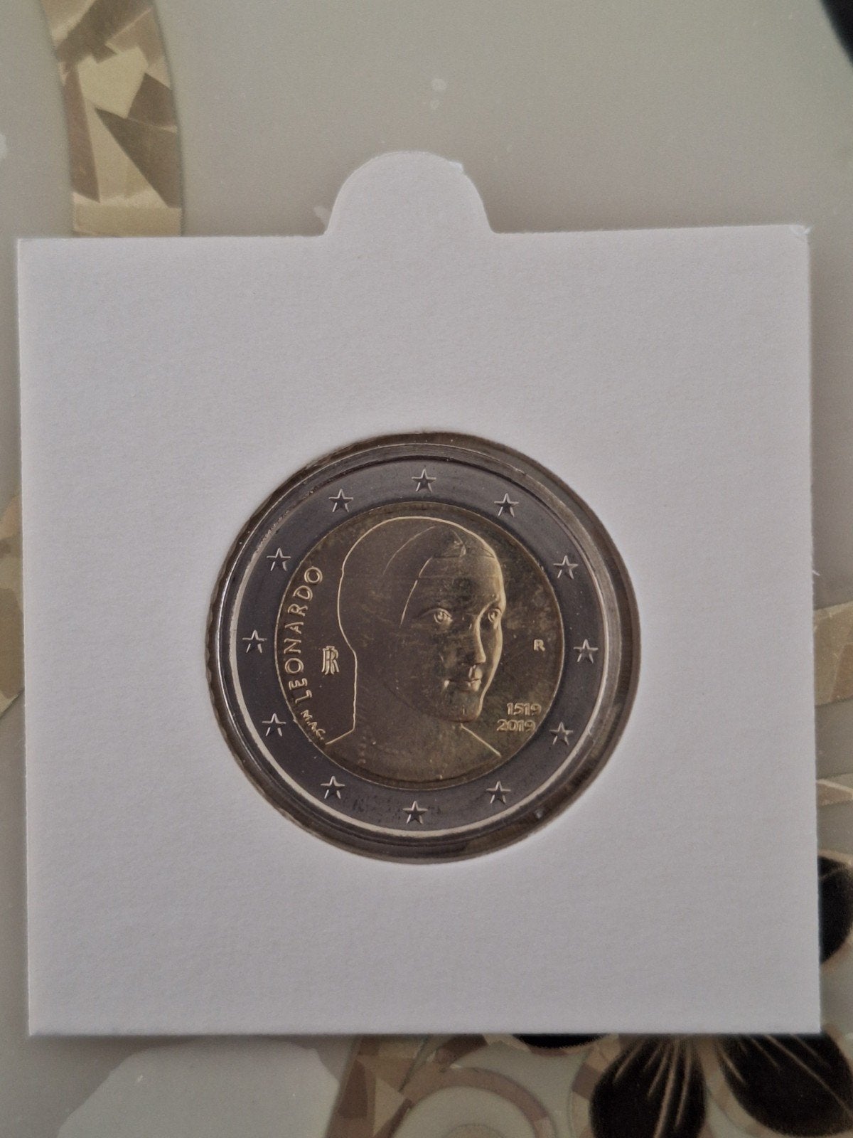 2 Euro Italië 2019 Leonardo da Vinci, Postzegels en Munten, Ophalen of Verzenden, Italië, 2 euro, Losse munt