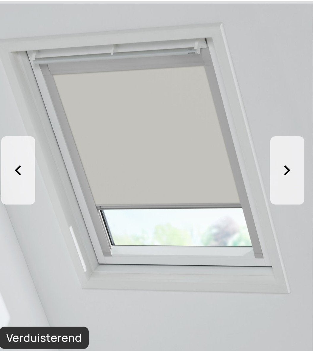 Dakraam rolgordijn velux off-white GGL-P04, Rolgordijn, Ophalen of Verzenden, Nieuw, Rolgordijn