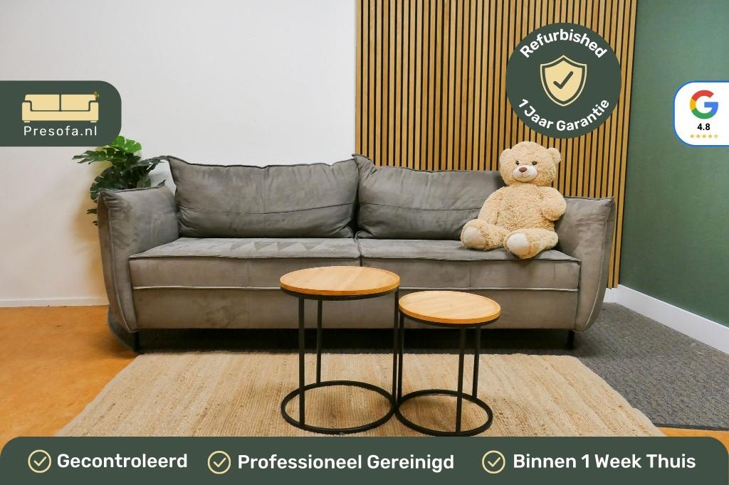 3 Zits Bank Urban Sofa Microvezel Grijs, -, -, Urban Sofa, Driepersoons