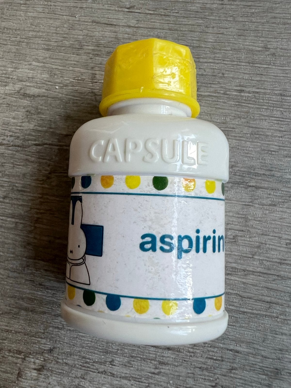 Miffy Aspirine Flesje - Vintage Speelgoed van Nijntje, Kinderen en Baby's, Ophalen of Verzenden, Gebruikt, Jongen of Meisje