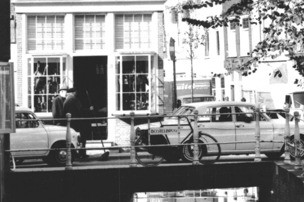 988323 Gouda Bostelbrug L Tiendeweg Nette oude kaart, Ophalen of Verzenden, Voor 1920, Ongelopen, Zuid-Holland