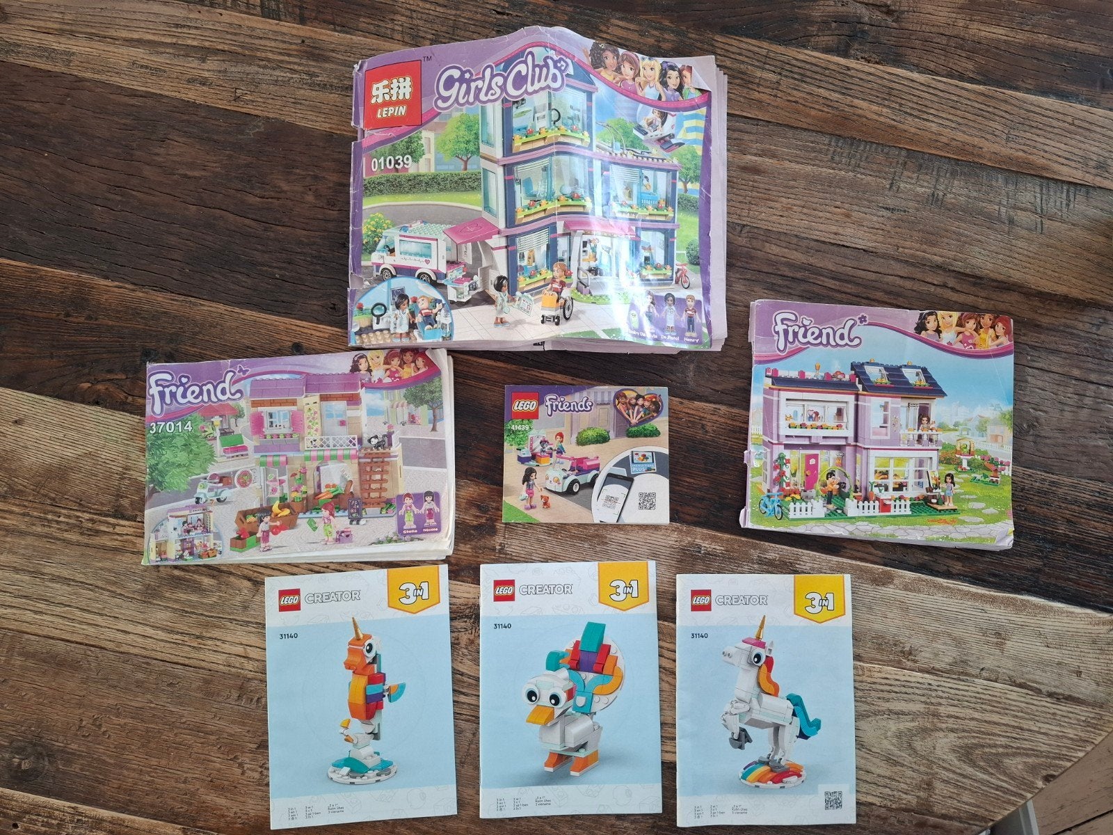 Diverse LEGO Friends en Creator 3-in-1 sets, Gebruikt, Lego, Friends, Ophalen of Verzenden