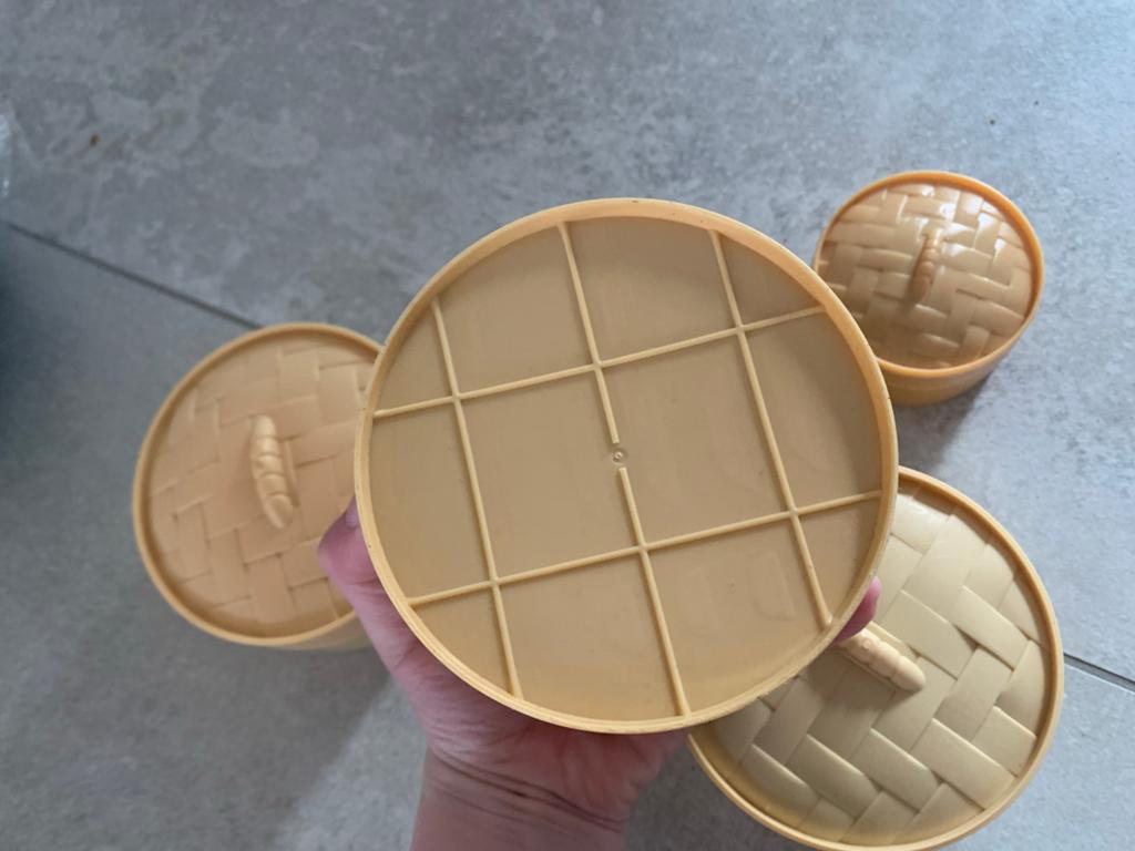 Set van 4 speelgoed stoommandjes, Ophalen of Verzenden, Zo goed als nieuw
