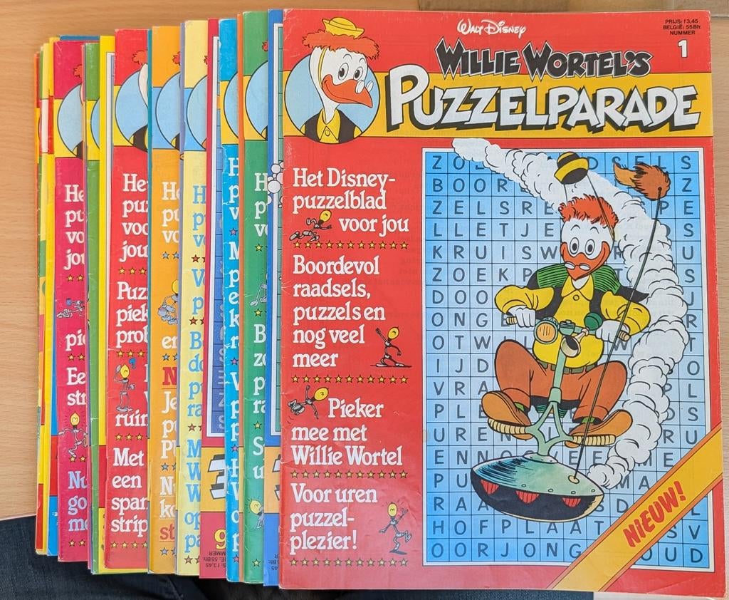 GEVRAAGD: Willie Wortel's- en Donald Duck puzzelparade, Boeken, Eén stripboek, Ophalen of Verzenden, Zo goed als nieuw