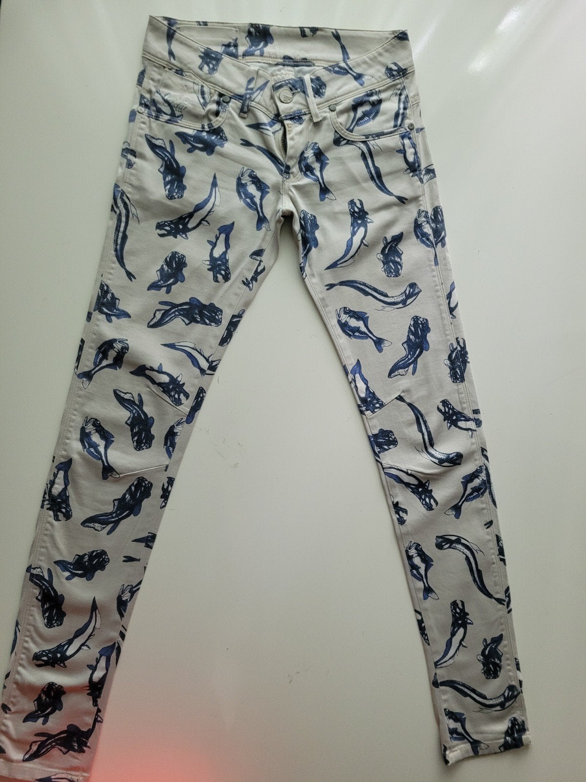 G STAR RAW STRETCH FENDER SKINNY COJ WMN PANTS SIZE 26/32!, Kleding | Dames, Ophalen of Verzenden, Zo goed als nieuw, Blauw, W27 (confectie 34) of kleiner